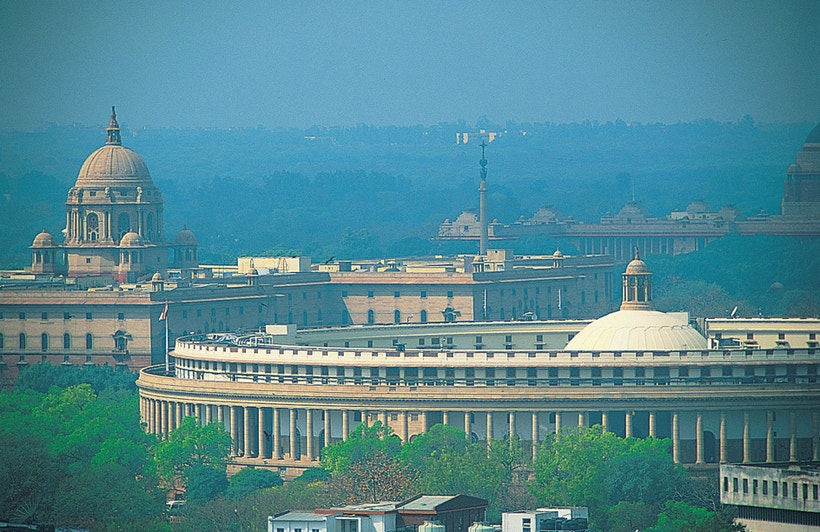 Parliament House in New Delhi